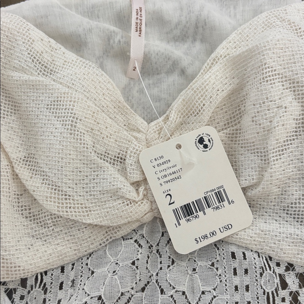 Free People Cynthia Lace Set NWT Size 2 - Picture 5 of 5